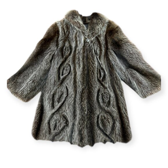 Vintage Fur Coat - Picture 1 of 10